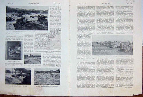 Original old vintage print - original,