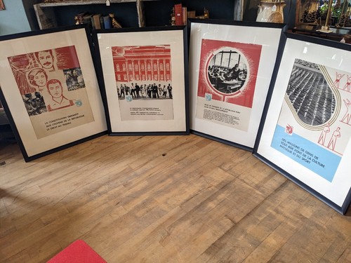 Large framed vintage - 4,