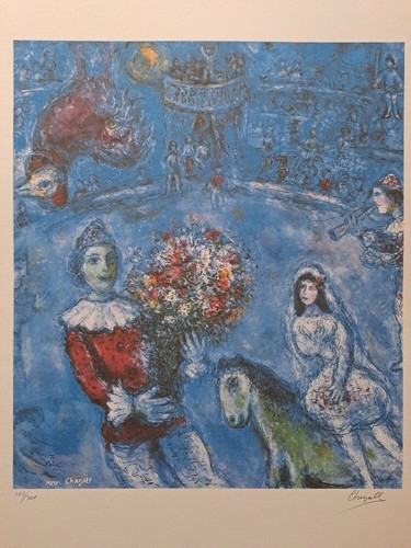 Marc chagall signed the - signed, blue