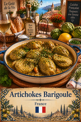 Artichokes barigoule - artichokes,